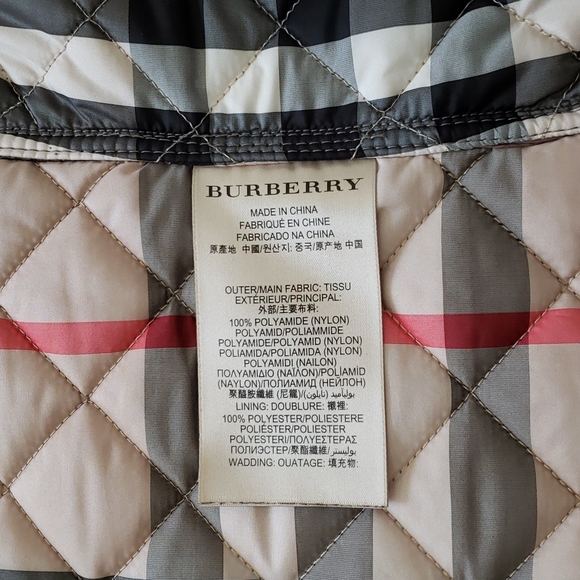 BURBERRY KENCOTT NOVA CHECK LINED QUILTED JACKET - Picture 10 of 11